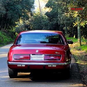 Buick riviera 1990 vista exterior culo trasera color Deep Crimson Red