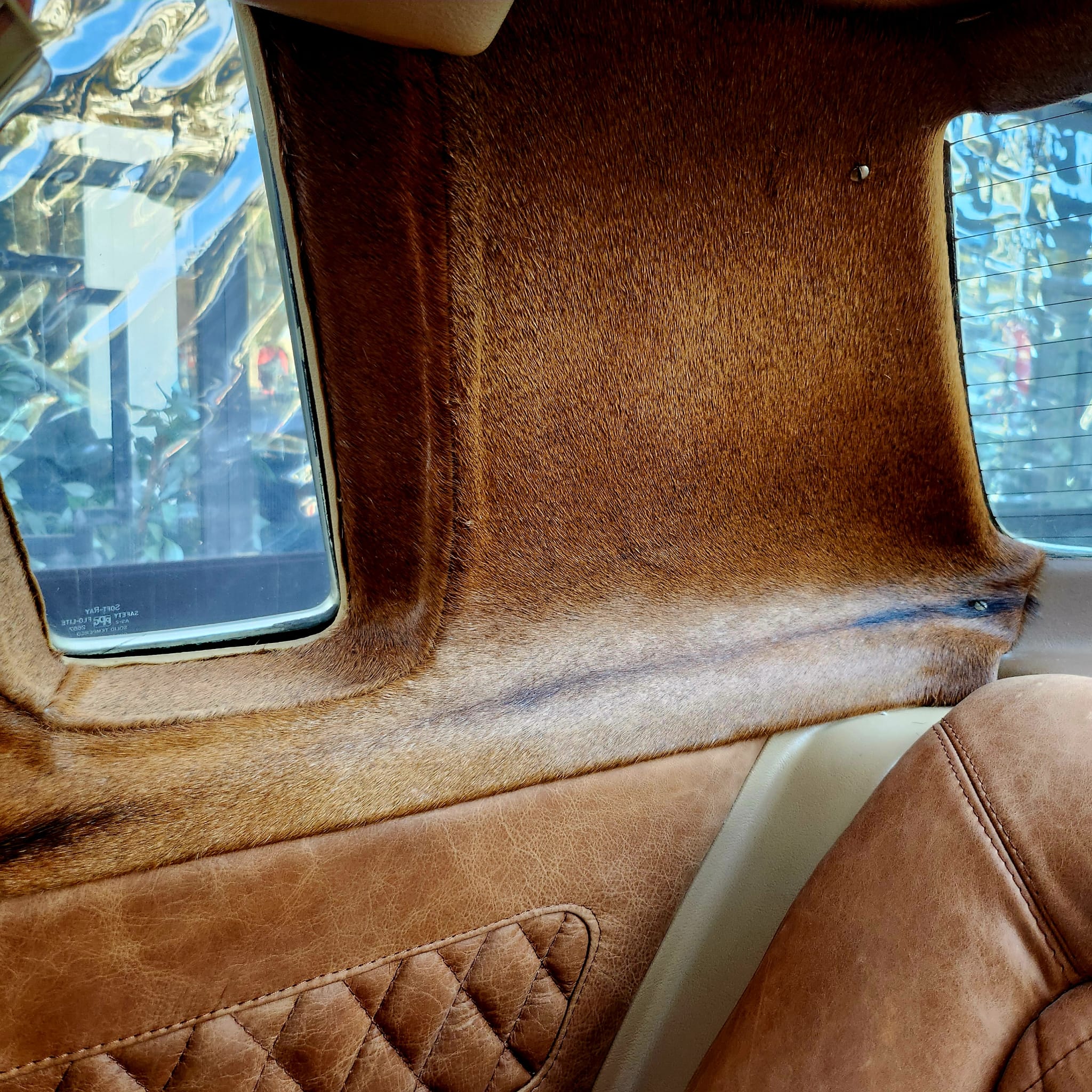 Chevi monte carlo 1977 interior asientos traseros luna trasera