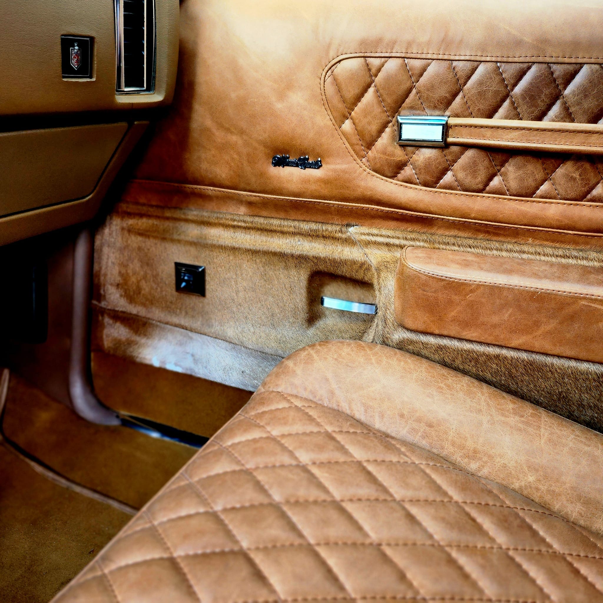 Chevi monte carlo 1977 interior puerta copiloto y asiento