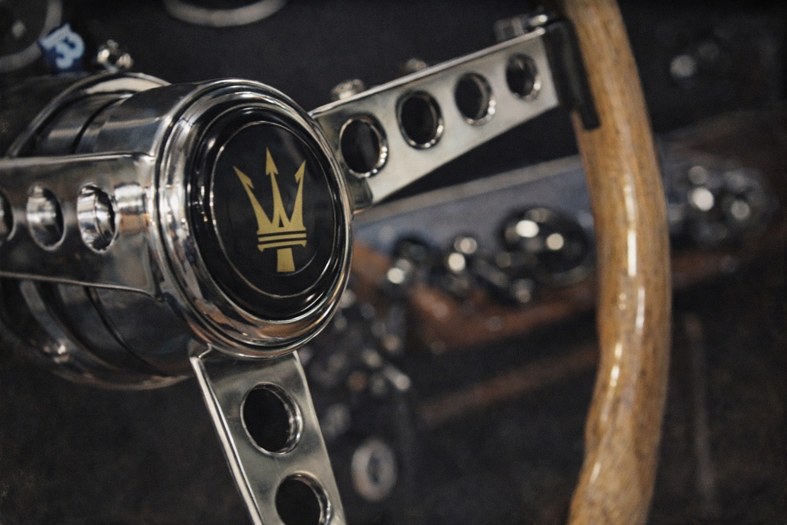 Detalle interior de un singular Maserati Frua de 1967, del que solo se construyeron tres unidades.