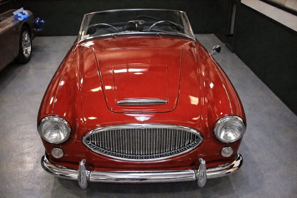 Austin-Healey MkIII protagonizó el primer reportaje que la televisión emitió sobre Orleans cars en 1996